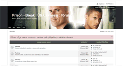 Desktop Screenshot of forum.prison-break.cz